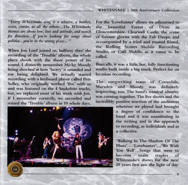 Whitesnake -30th Anniversary Collection