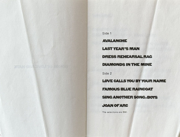 Leonard Cohen -Songs Of Love And Hate
