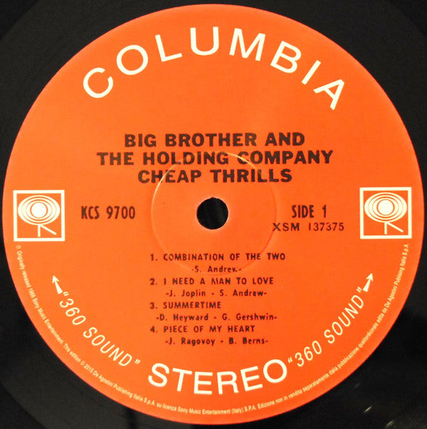 Big Brother &amp; The Holding Company - Cheap Thrills