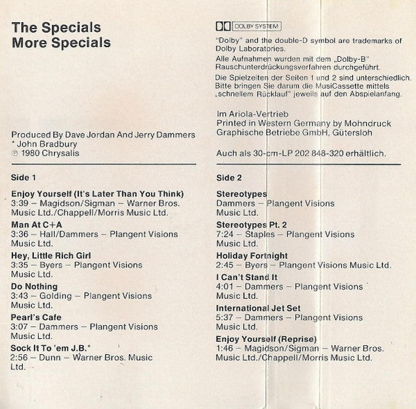The Specials - More Specials