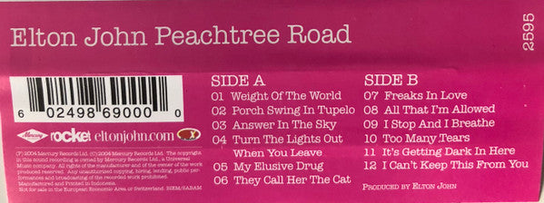 Elton John - Peachtree Road