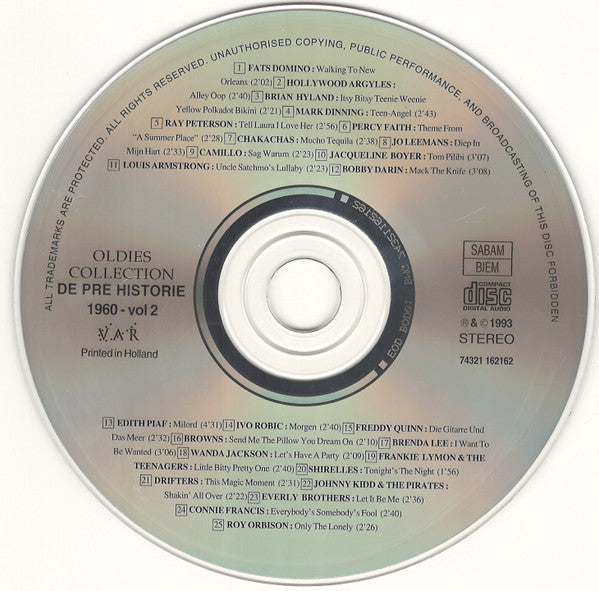 Various -De Pre Historie Original Hits 1960-1969 Vol.2