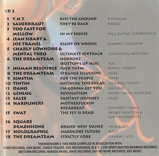 Various -Thunderdome V (The Fifth Nightmare!)