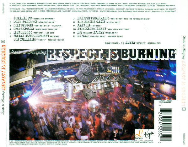 Various - Paris Is Sleeping - Respect Is Burning