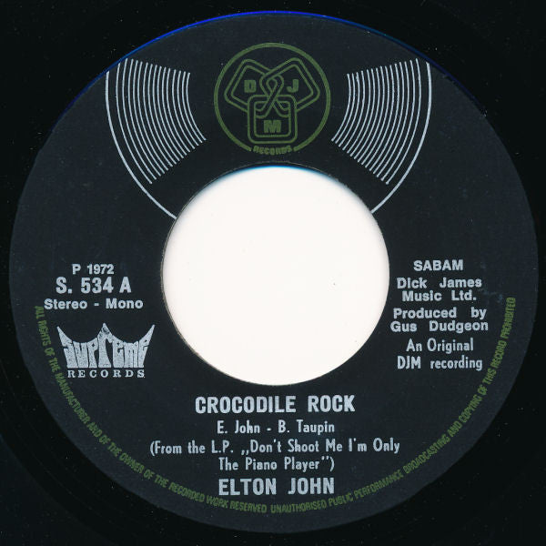 Elton John -Crocodile Rock