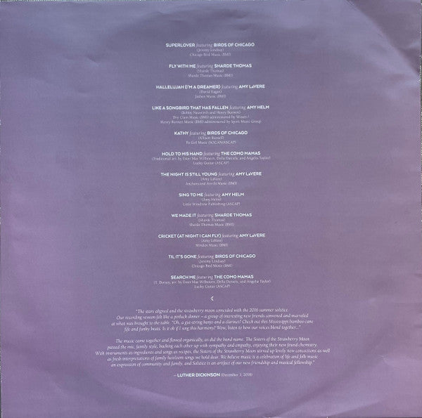 Luther Dickinson And Sisters Of The Strawberry Moon -Solstice