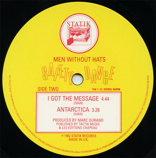 Men Without Hats -The Safety Dance (Extended 'Club Mix')