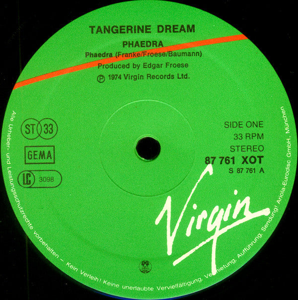 Tangerine Dream -Phaedra