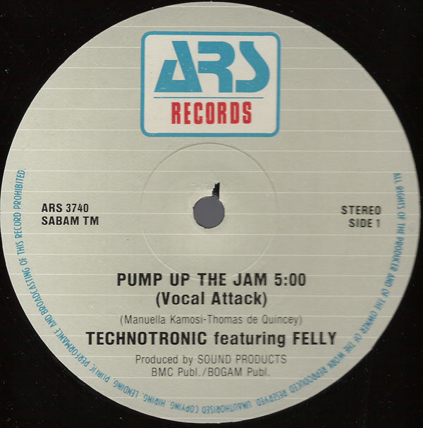 Technotronic Featuring Felly - Pump Up The Jam
