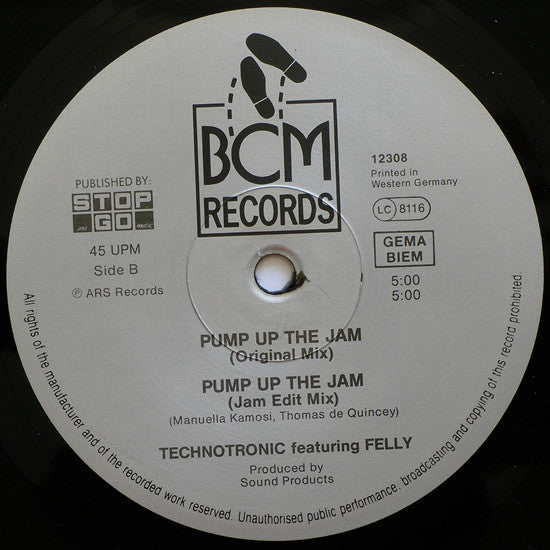 Technotronic Featuring Felly -Pump Up The Jam
