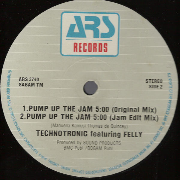 Technotronic Featuring Felly - Pump Up The Jam