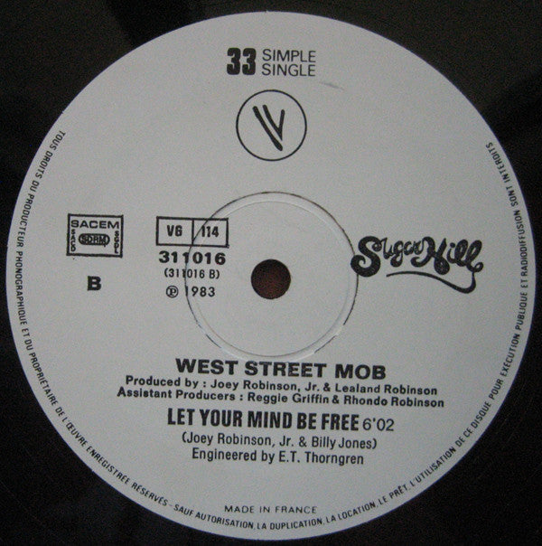 West Street Mob -Break Dance - Electric Boogie / Let Your Mind Be Free