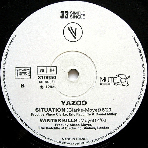 Yazoo -Don't Go (Re-mixes) / Situation