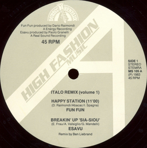 Various -Italo Remix (Volume 1)