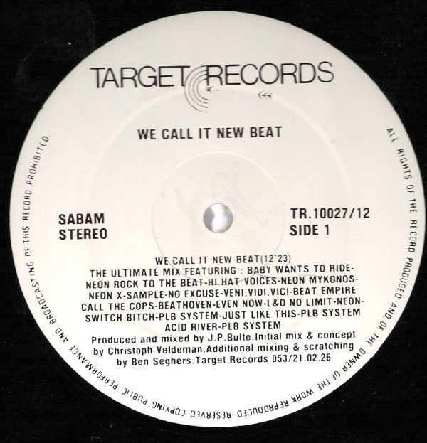 Various -We Call It New Beat (The Ultimate Mix)