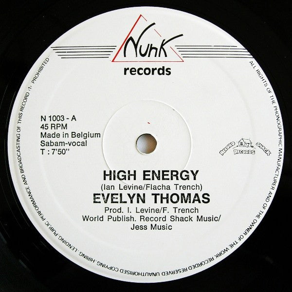 Evelyn Thomas -High-Energy (Special Remix)