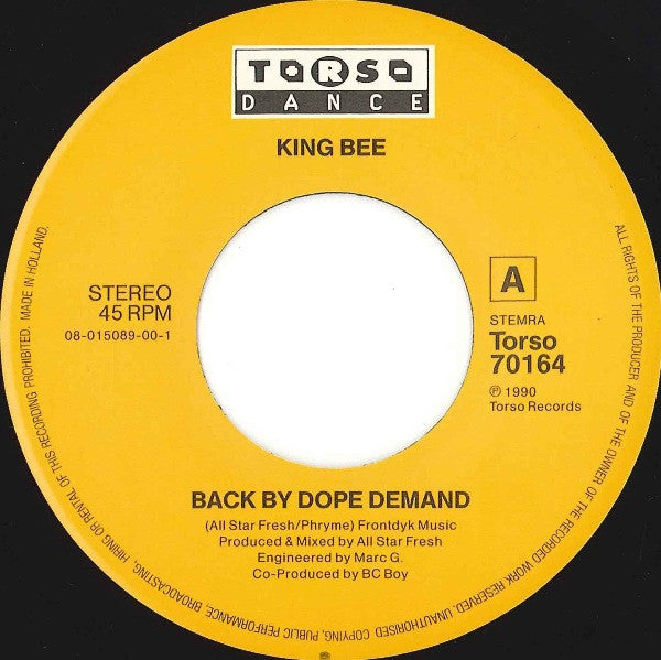 King Bee -Back By Dope Demand