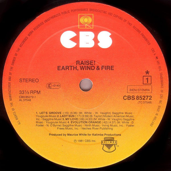 Earth, Wind &amp; Fire - Raise!