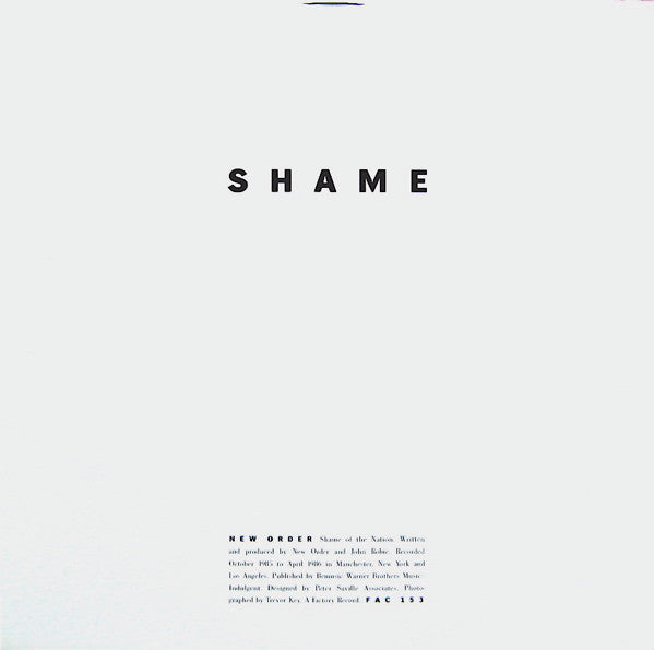 New Order -State Of The Nation / Shame Of The Nation