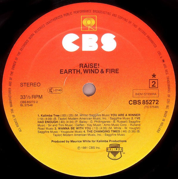 Earth, Wind & Fire -Raise!