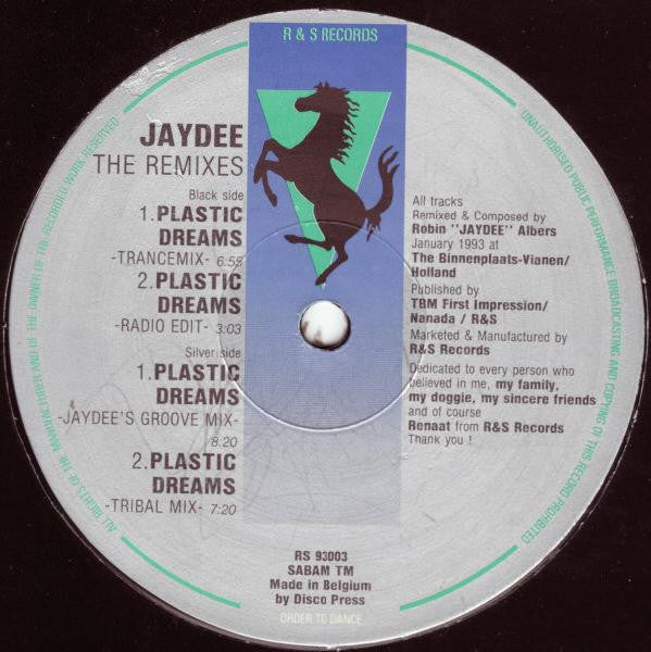 Jaydee -Plastic Dreams (The Remixes)
