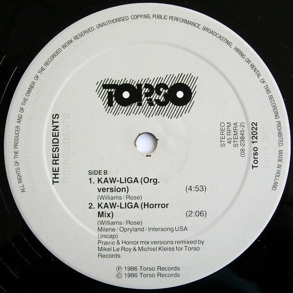 The Residents - Kaw-Liga (Dancemix)