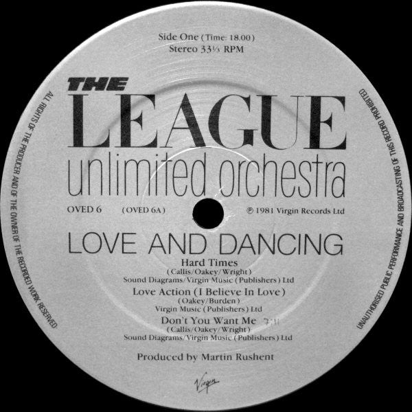The League Unlimited Orchestra -Love And Dancing