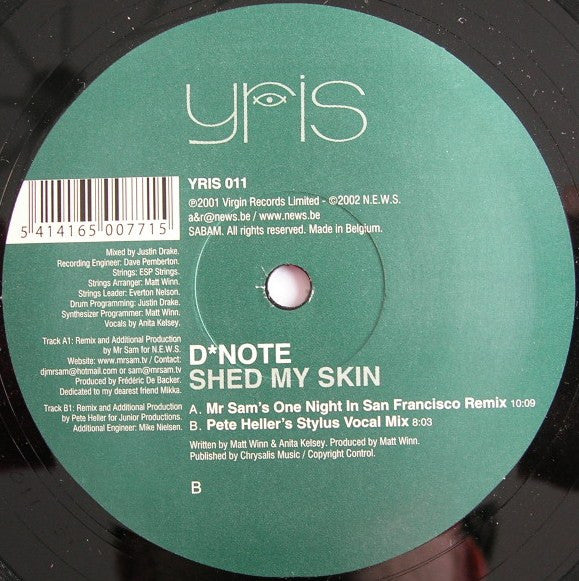 D*Note - Shed My Skin