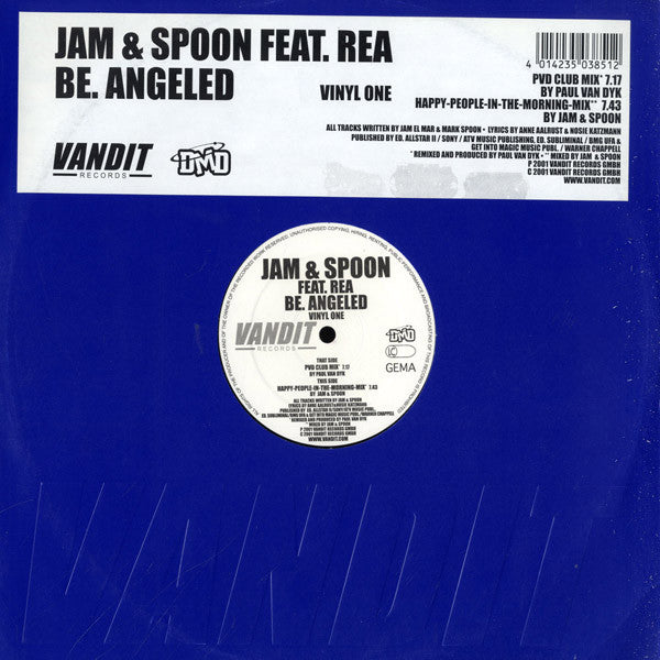 Jam & Spoon Feat. Rea* -Be. Angeled (Vinyl One)