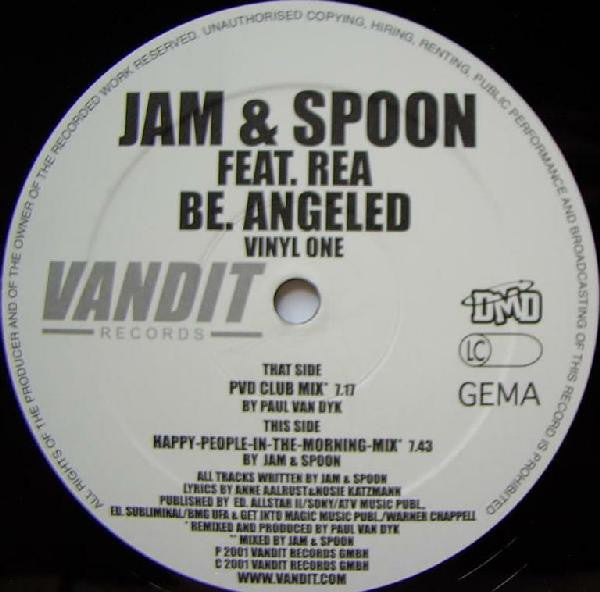 Jam & Spoon Feat. Rea* -Be. Angeled (Vinyl One)