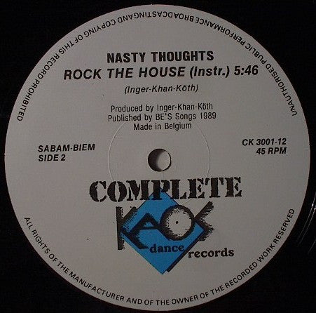 Nasty Thoughts -Rock The House